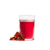 Red Flower - Italian Blood Orange Petal Topped Candle 6 oz